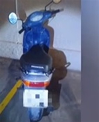 Um jovem confessou ter realizado o furto de motocicleta, após sua mãe obrigar ele se apresentar no DP (Foto: Policia Militar)