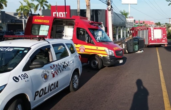 O caso aconteceu neste fim de semana, na avenida José Marão Filho o motorista ainda não foi identificado (Foto: Reprodução)