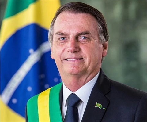 Foto Oficial de Jair Bolsonaro como Presidente