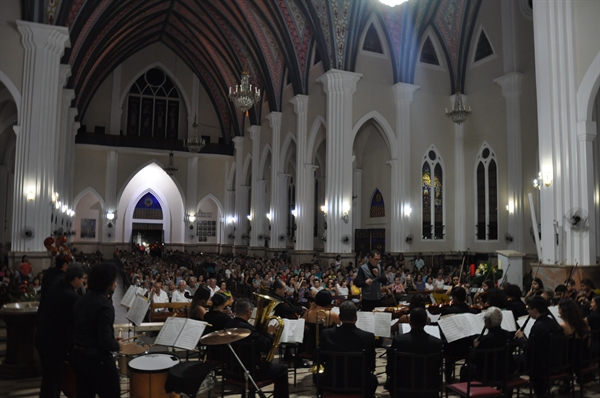 O evento teve público ecumênico, congregando assim segmentos religiosos diferentes (Foto: Divulgação/Prefeitura de Votuporanga)