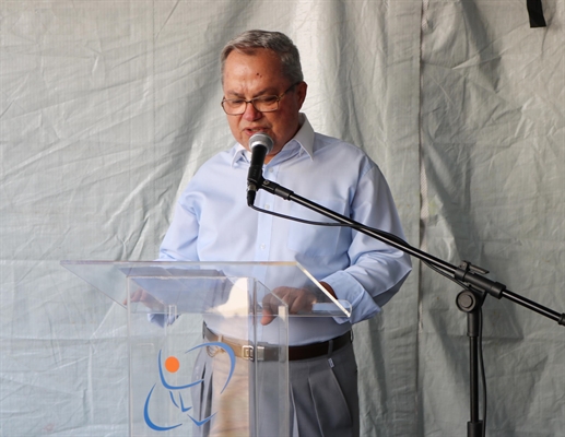 O discurso foi feito durante a entrega do consultório médico na Associação Beneficente Irmão Mariano Dias (Divulgação/Unifev)