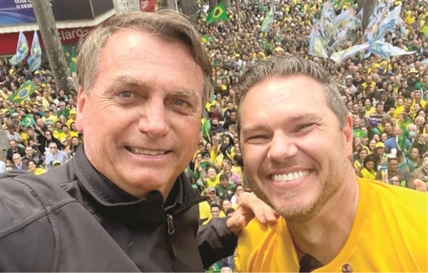 Danilo Campetti, deputado estadual: “seu legado continua presidente Bolsonaro” (Foto Redes Sociais)