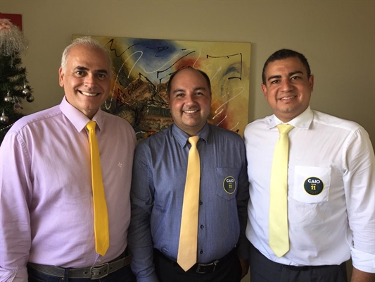 Douglas Gianoti, Aislan Queiroga e Fernando Mariano da Rocha (Foto: Gabriele Reginaldo/A Cidade)