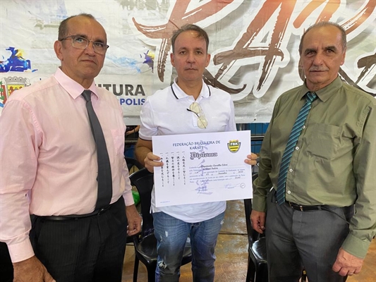 Arquimedes Carrilho Celeri foi homenageado neste fim de semana em um torneio em Fernandópolis (Foto: Arquivo pessoal)