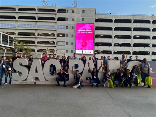 A excursão marca a retomada dos grandes eventos presenciais e a participação dos alunos da instituição enriquece e muito o futuro profissional de cada um deles (Foto: Divulgação)