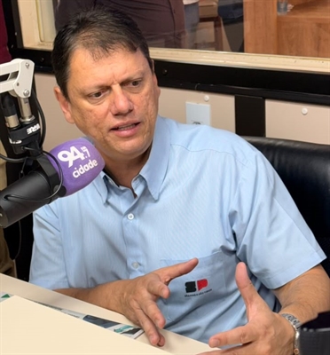Governador deu entrevista na rádio Cidade 94,7FM   Foto: A Cidade