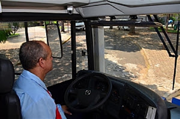 Câmeras são instaladas nos ônibus