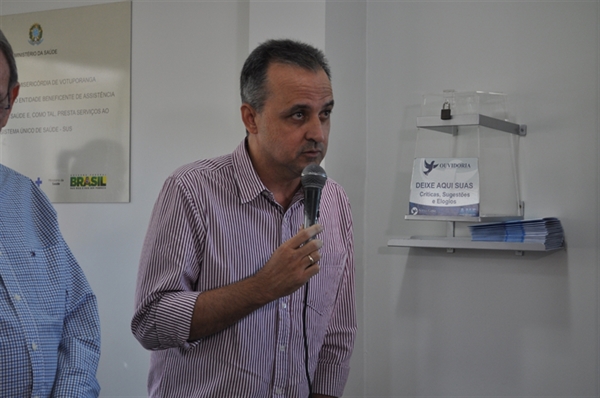 O provedor da instituição, Luiz Fernando Góes Liévana, ressaltou a importância da verba para a Santa Casa (Foto: Divulgação/Santa Casa)