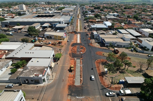 Votuporanga está entre as cidades beneficiadas com a “emenda PIX”; recurso foi utilizado na revitalização da Avenida do Pozzobon   (Foto: Reprodução)