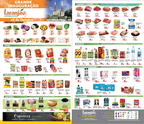 Tem circulado deste terça-feira (24), por meio das redes sociais, folhetos com preços variados de mercadorias do Laranjão (Foto: Divulgação)
