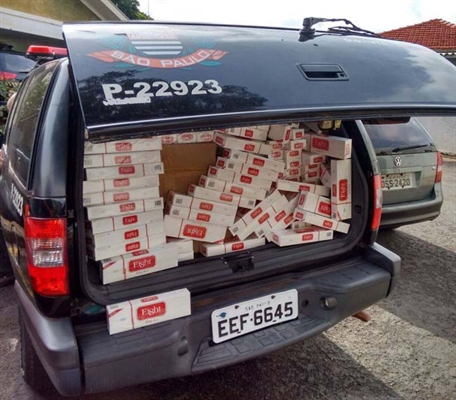 Dise prende homem de 50 anos com cigarros contrabandeados