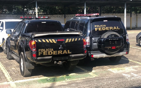 Viaturas da PF clonadas que foram usadas em assalto milionário no Aeroporto de Guarulhos — Foto: Kleber Tomaz/G1