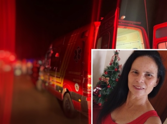 Dilma Goveia foi atingida por um automóvel no cruzamento das ruas Oiapoc e Ivaí  Foto: Reprodução