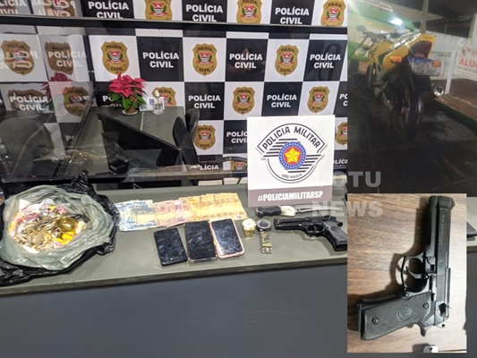 O caso aconteceu em Álvares Florence, o ladrão com uma arma de brinquedo fez a família de refém, roubou joias e objetos de valor  (Foto: Divulgação)