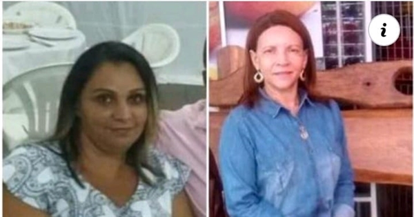 Vanuzia Santos Nascimento, de 51 anos, e Jacira dos Santos Souza Nascimento, de 43 anos, morreram após a batida entre carro e ônibus (Foto: Reprodução)