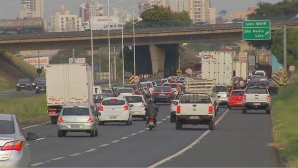 Segundo a polícia, o motorista que transportava a droga desobedeceu a ordem de parada na Rodovia Assis Chateaubriand, em Rio Preto (Foto: Reprodução)