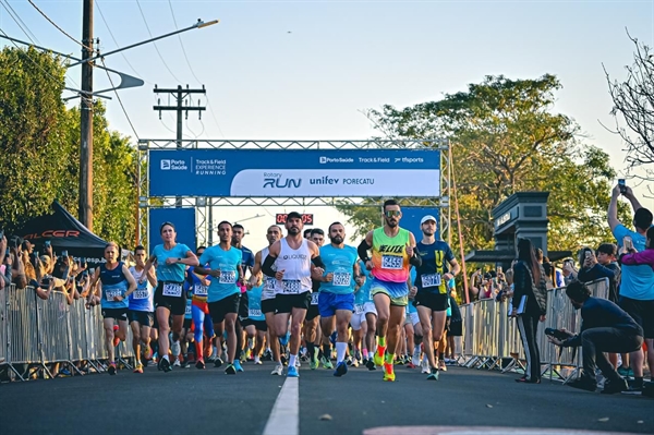 2ª edição da Rotary Run Track&Field Porecatu Unifev reuniu 665 corredores e 135 participantes na caminhada em uma manhã de esporte, saúde, solidariedade e celebração  Foto: Divulgação