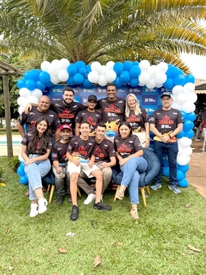 Festa Costelada Pro Tintas reúne 120 pessoas para a comemoração do Dia do Pintor (Foto: Divulgação)