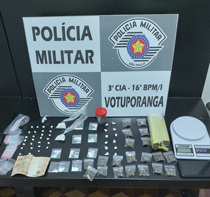 O flagrante aconteceu na madrugada de terça, pela Polícia Militar de Votuporanga (Foto: Divulgação)