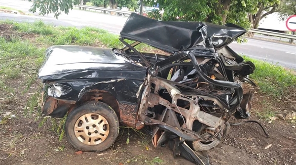  O acidente durante a madrugada, quando, segundo informações da Polícia Militar Rodoviária (Foto: Divulgação)