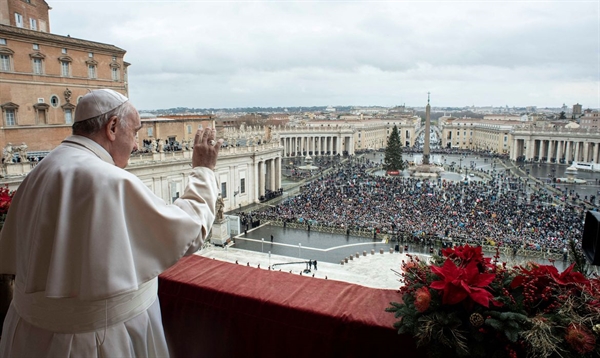 O Papa Francisco, em sua mensagem de Natal, lamentou a crescente polarização nas relações pessoais e internacionais (Foto: Divulgação/Ascom do Vaticano)