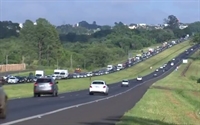 Rodovia Washington Luís em Rio Preto, uma das mais importantes da região (Foto: Reprodução/TV TEM)