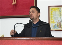 O vereador da cidade, Leonardo Brigagão, o Chandelly Protetor (PTC), é contra o projeto “Segunda Sem Carne” (Foto: Dovulgação/Câmara Municipal)