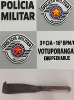 Homem usa podão para tentar matar outra pessoa em Votuporanga