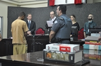 O Tribunal do Júri do Fórum da Comarca de Votuporanga julgou e condenou ontem a 13 anos e quatro meses de prisão Danilo Roberto de Oliveira (Foto: Aline Ruiz/A Cidade)