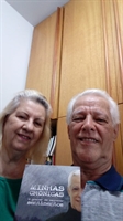 Laurinda Criado Ruiz e o professor Manuel Ruiz Filho (Foto: Arquivo Pessoal)