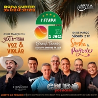 O evento terá música ao vivo e entrada franca para toda a população, na Arena Beach Time em Votuporanga (Foto: Reprodução)