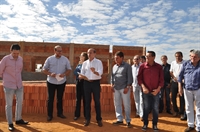 Autoridades percorreram obras em andamento; visita está no cronograma de comemoração do aniversário da cidade