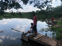 Área é muito utilizada pela população para pescas no fim da tarde e, principalmente, aos fins de semana (Foto: Fábio Ferreira/A Cidade)