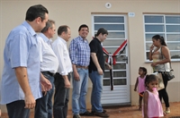 Casas foram entregues no dia 28 de novembro do ano passado com a presença de autoridades