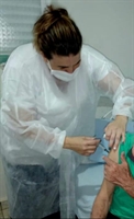 Cidades da Comarca ampliam a vacinação e começam a imunizar idosos com mais de 90 anos  (Foto: Prefeitura de Valentim Gentil) 