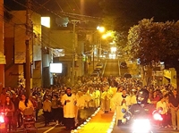 Tradicional procissão que por anos enfeitou as ruas de Votuporanga não será realizada novamente esse ano (Foto: A Cidade)