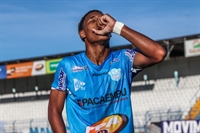 O Marília negocia o atacante Gustavo Nescau, titular absoluto da Copa Paulista com oito gols com clube dos Emirados Árabes  (Foto: Matheus Dahsan/Marília AC)