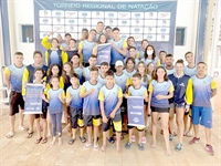 A equipe Votuporanguense foi composta por 41 atletas e três treinadores, e mais uma vez liderou o quadro geral de medalhas (Foto: Divulgação)