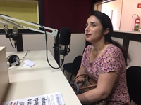 A enfermeira responsável pelo Setor de Imunização da Secretaria Municipal da Saúde, Danielle Fortili, esteve na Cidade FM (Foto: A Cidade)