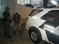  Os bandidos foram levados até a Central de Flagrante de Votuporanga, onde permaneceram à disposição da Justiça  ( Foto: Divulgação/Força Tática)  