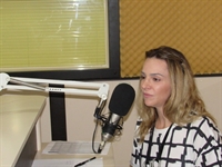 Fabiana Parma foi a entrevistada na manhã de ontem na Rádio Cidade