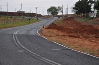 A obra está sendo realizada no trecho de acesso ao bairro Cidade Jardim, na ponte da Saev Ambiental (Foto: Divulgação/Prefeitura de Votuporanga)