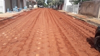 Segundo a Prefeitura, a obra está em sua última etapa com os serviços de pavimentação, que teve início segunda-feira (Foto: Marcos Alves – Colaboração)