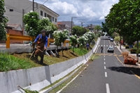 Áreas dos bairros Parque Boa Vista e Vida Nova receberam os serviços na última semana (Foto: Prefeitura de Votuporanga)
