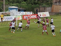 Após escanteio, Paulinho fez de cabeça o primeiro gol da Votuporanguense contra o Sertãozinho