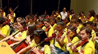 (Apresentação dos alunos do Projeto Guri - Foto: Divulgação)