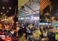 Bares de Votuporanga se tornam points para jogos da Seleção e movimentam a economia