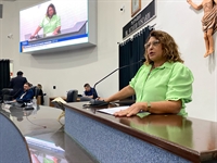 Jezebel Silva cobrou providências contra os moradores em situação de rua e disse que outras cidades estão mandando pessoas para cá (Foto: Assessoria)