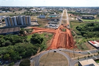 Aterramento da área segue para fase final e licitação para contratar empresa que fará a pavimentação será no próximo dia 19 (Foto: Prefeitura de Votuporanga)