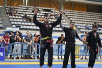 O votuporanguense conquistou três medalhas de ouro e uma de bronze no torneio internacional de Jiu-Jitsu em Madrid (Foto: Reprodução/ @marcoarenajj)